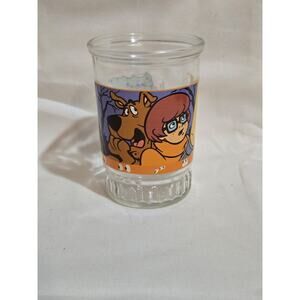 1999 Vintage Bama Scooby Doo Witches Ghost Jelly Jar Velma and Scooby Doo
